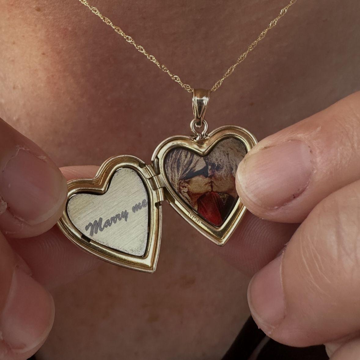Kristy picked the perfect piece of jewelry to propose. It "might" have happened when, after months before, Lisa casually said she "didn't want a ring if [she] ever got engaged." But hey, it worked out!
