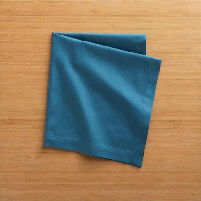 Crate and Barrel | Fete Corsair Blue Cloth Napkin
