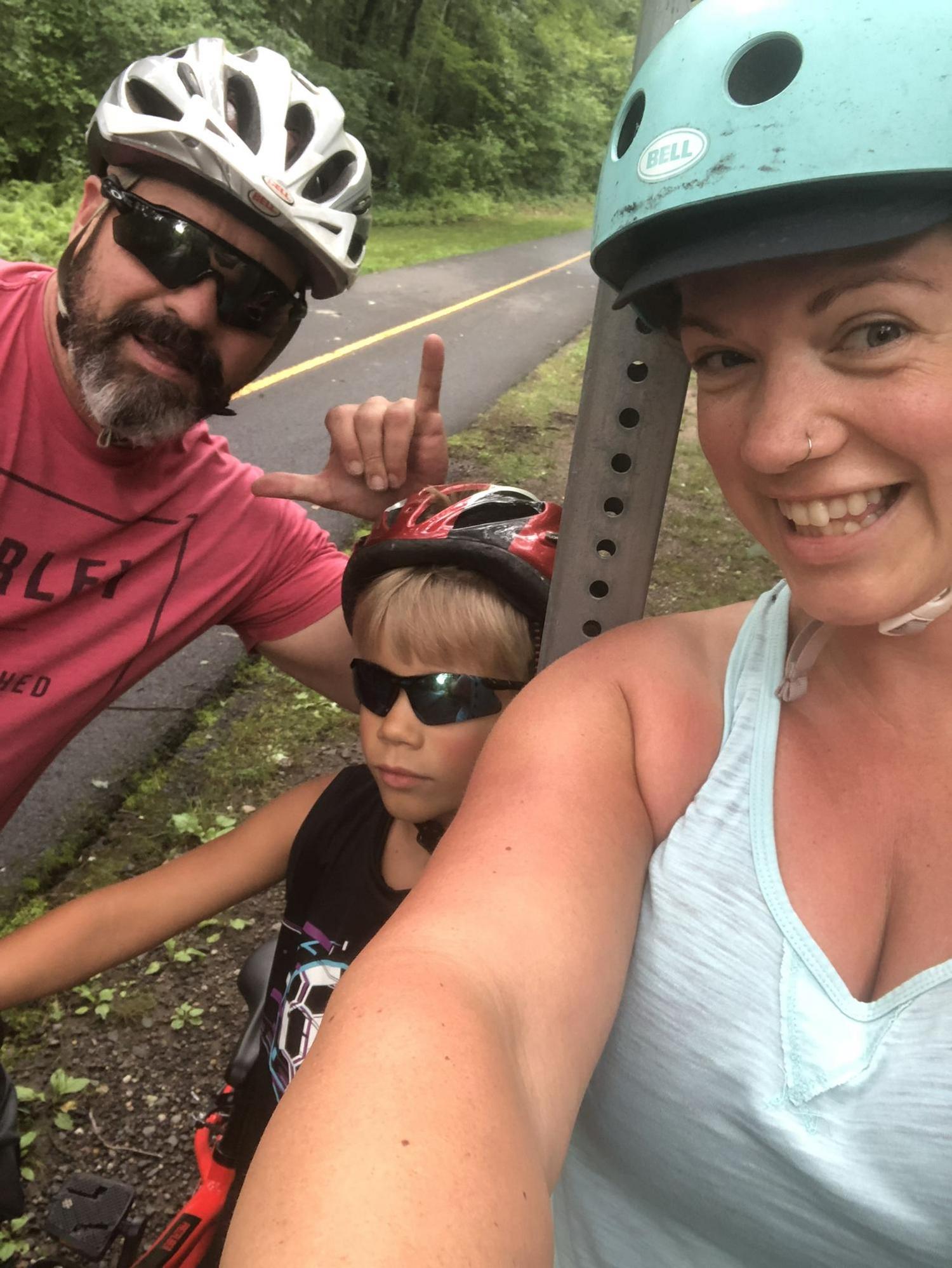 Bike ride (to Massachusetts!) with Colin