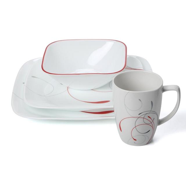 Splendor 16 Piece Dinnerware Set, Service for 4