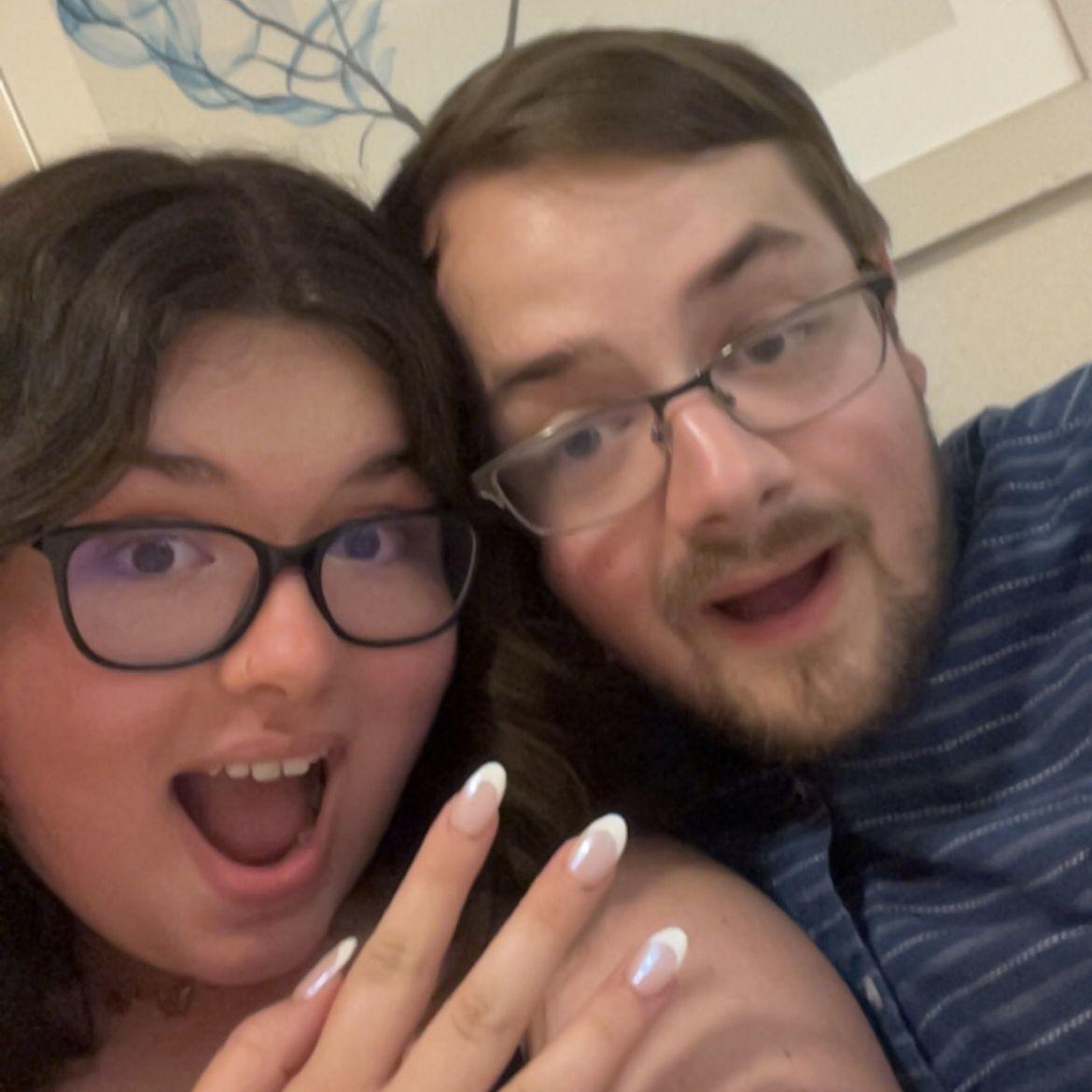 When we got engaged!!!