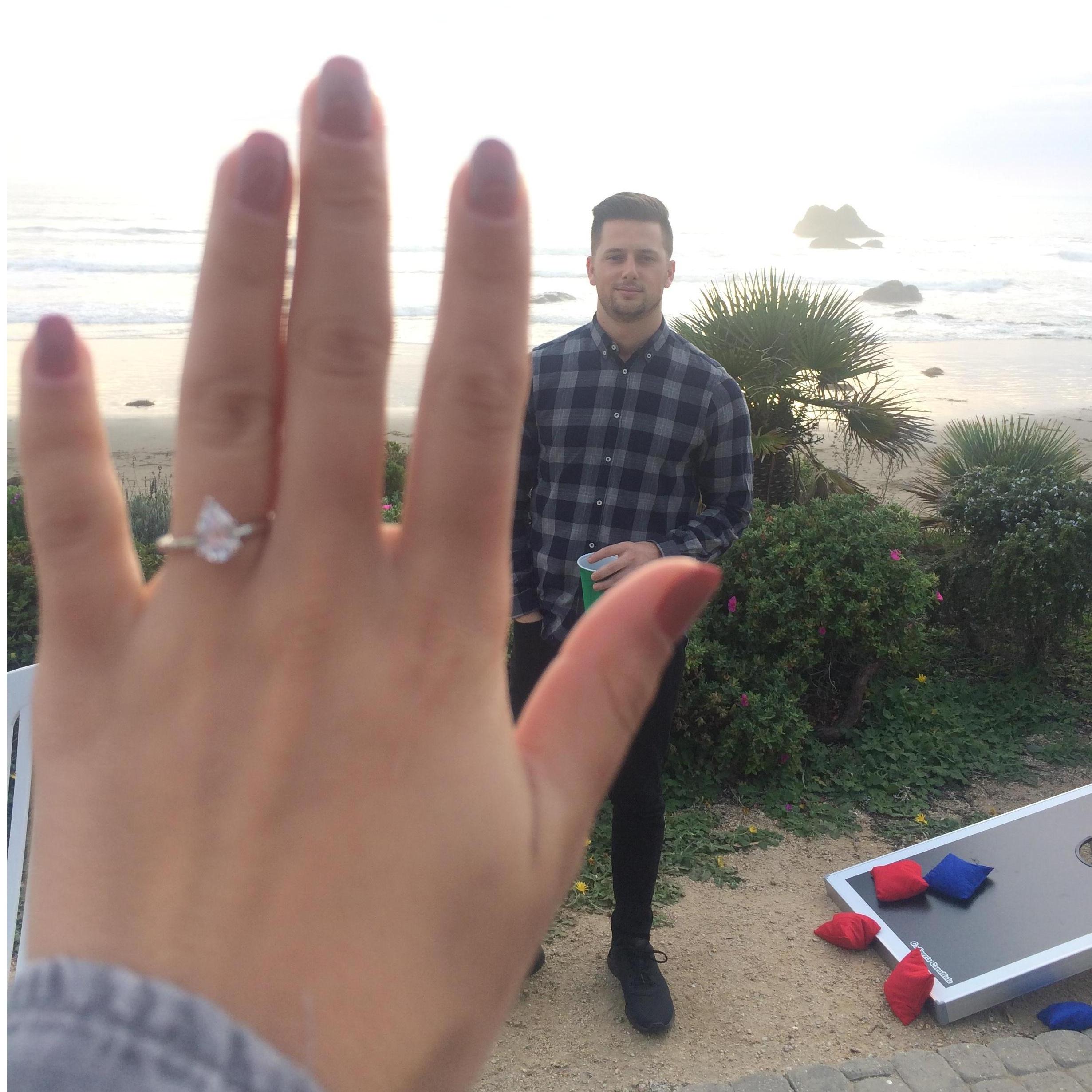 The afternoon Kyle proposed!