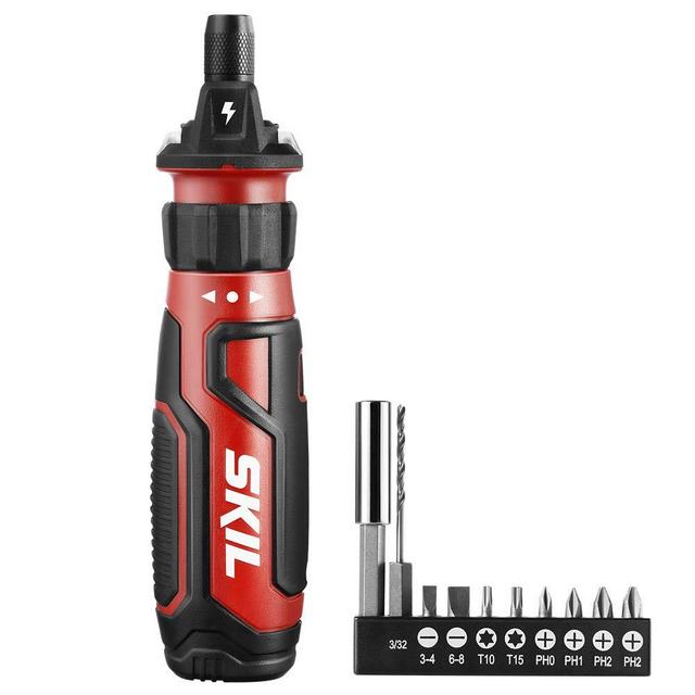 SKIL Rechargeable 4V Cordless Screwdriver with Circuit Sensor Technology - SD561201