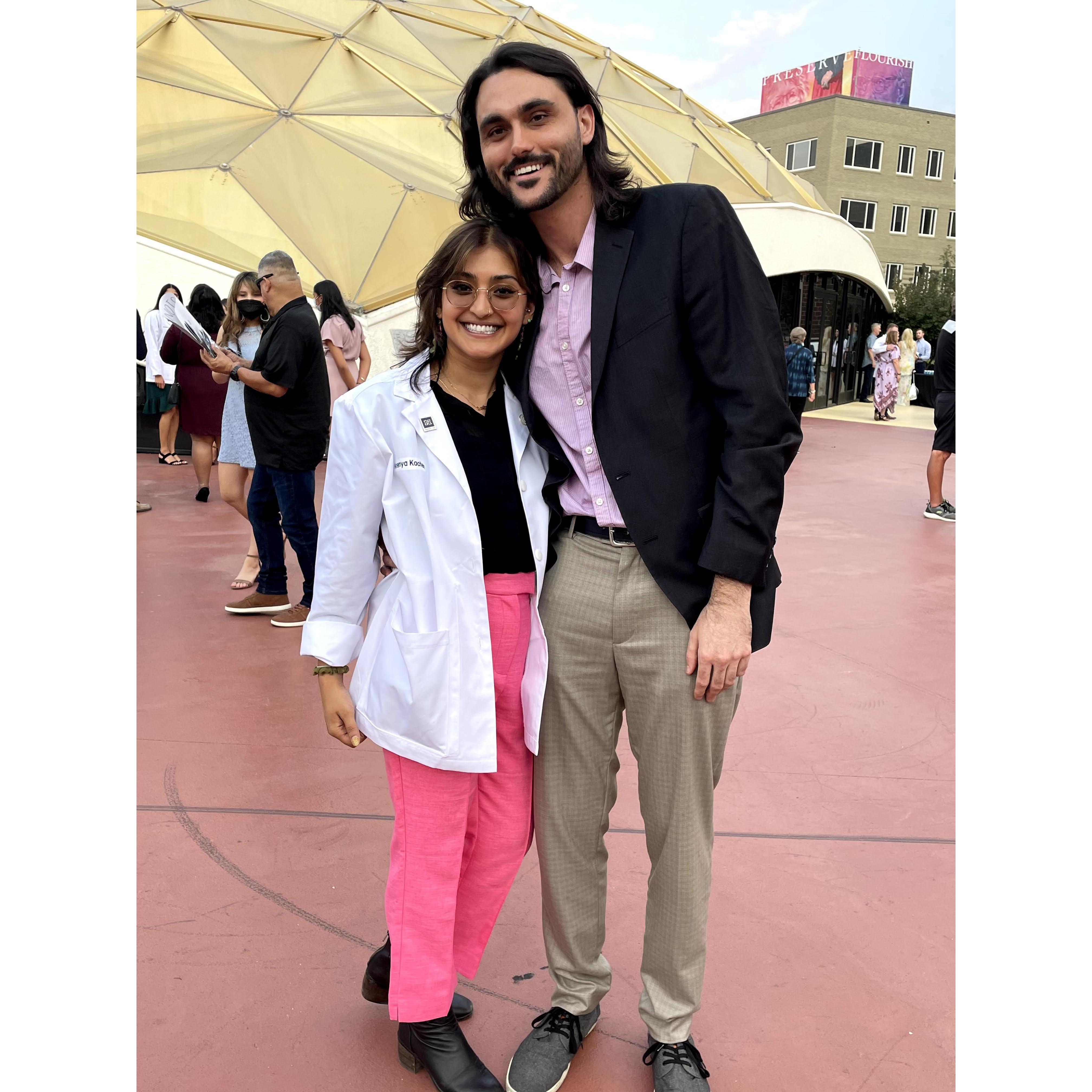 Axenya's white coat ceremony!
