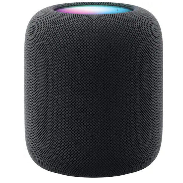 Apple - HomePod (2nd Generation) Smart Speaker with Siri - Midnight