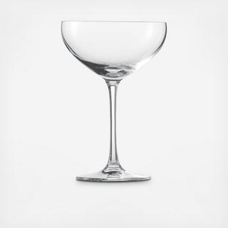 Note Coupe Saucer Champagne with Effer Point, Set of 6