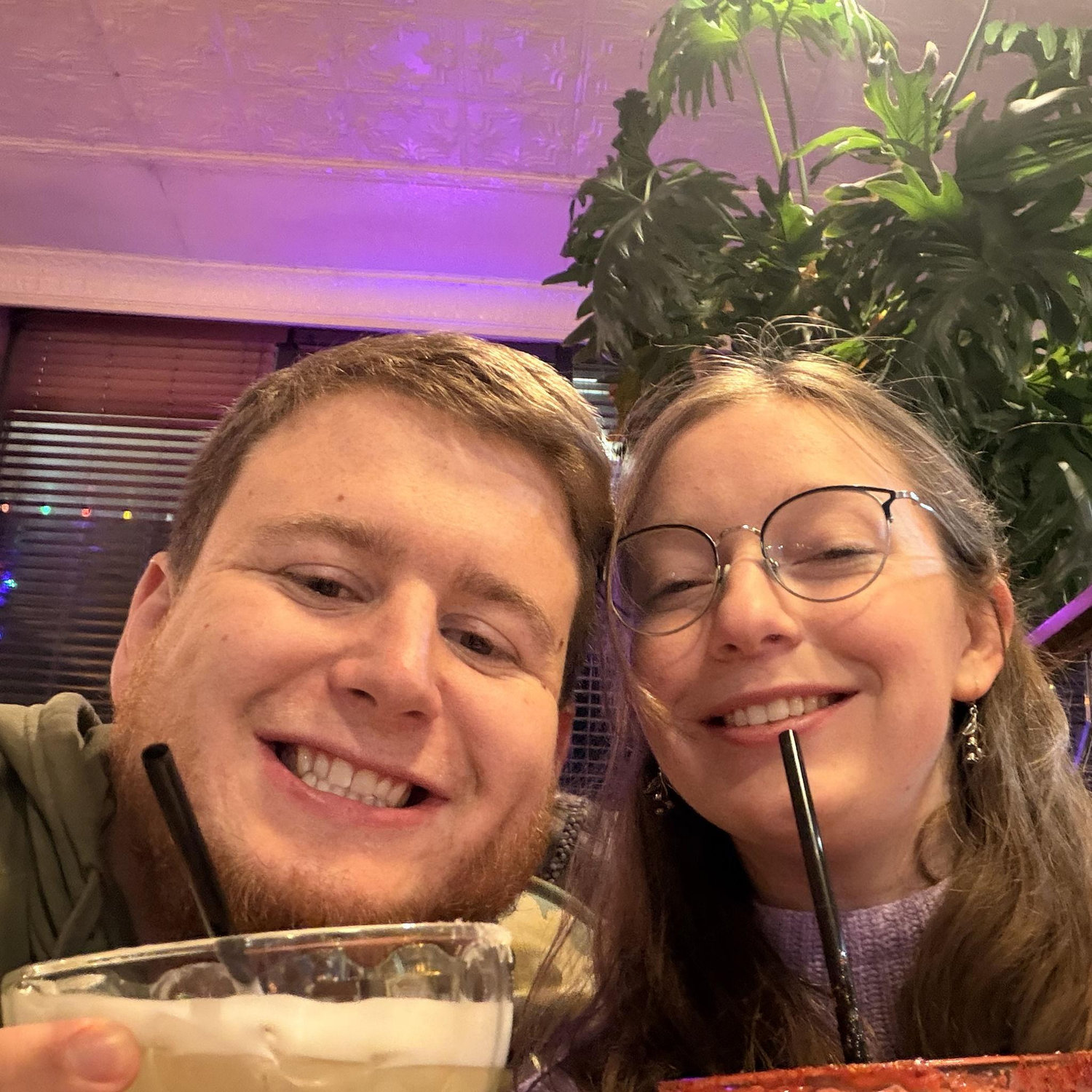 Our first drink out together with friends!!
