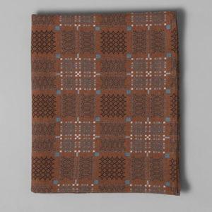 Melin Tregwynt Welsh Blanket | Rust/Topaz