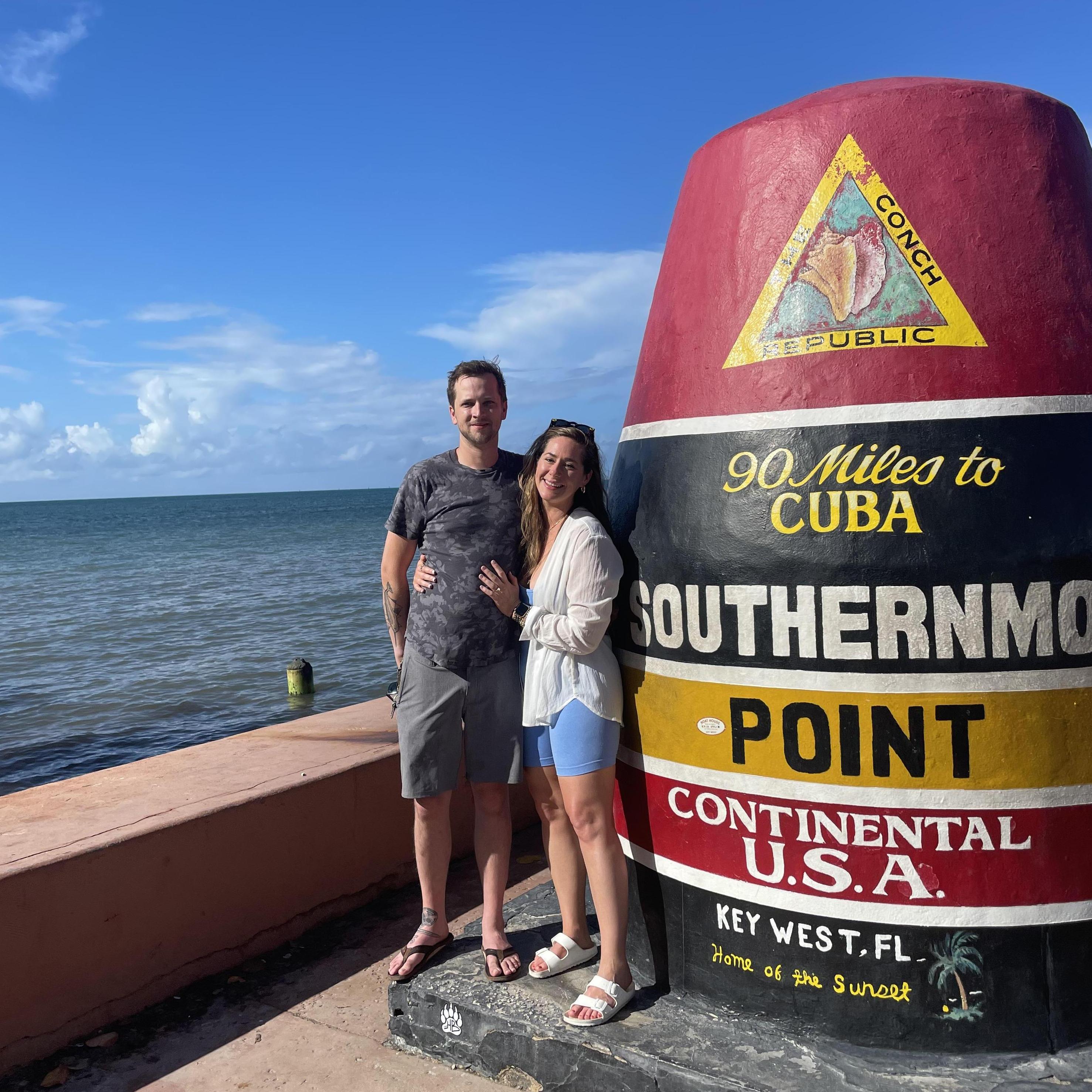 Melissa's first time in Key West, FL - it was very much one to remember!!