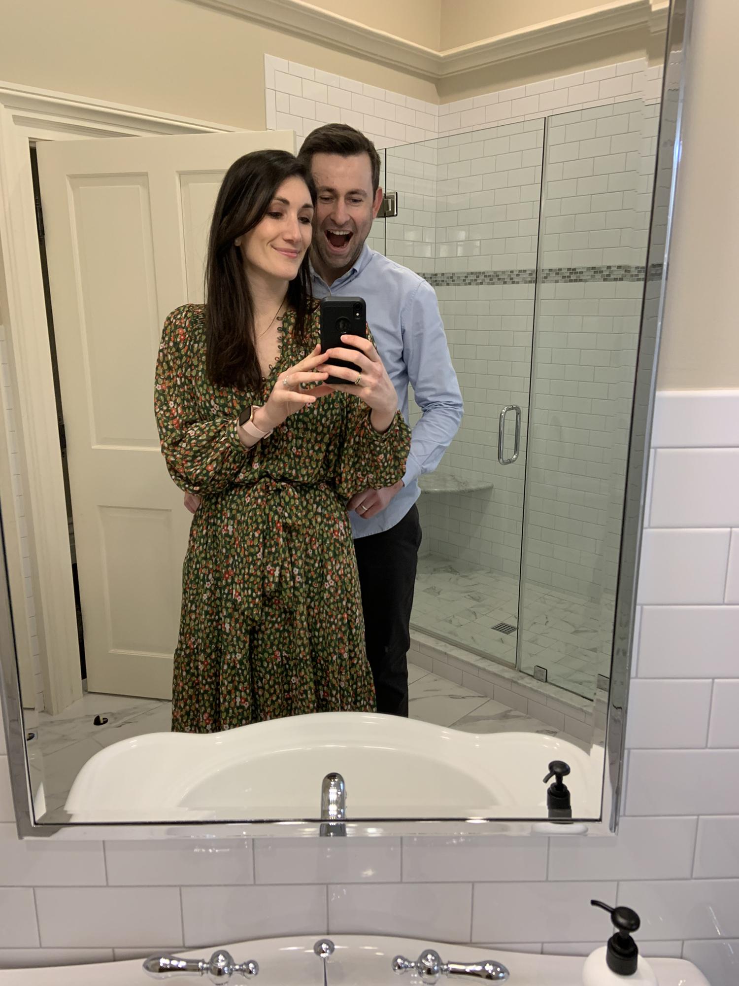Our first holiday and first time getting dressed in a while - Mystic, CT