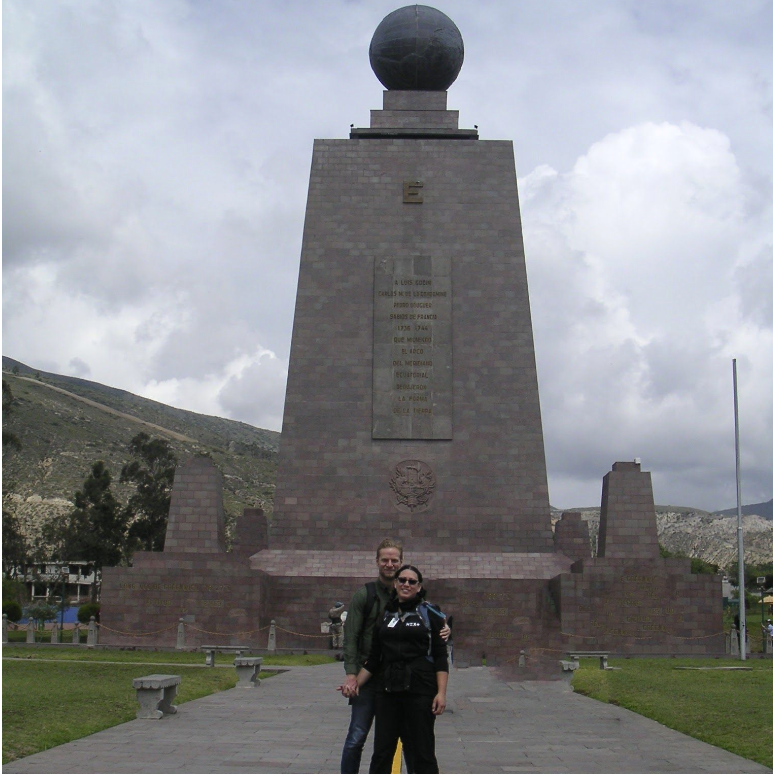 Our love has spanned hemispheres (two pictured).