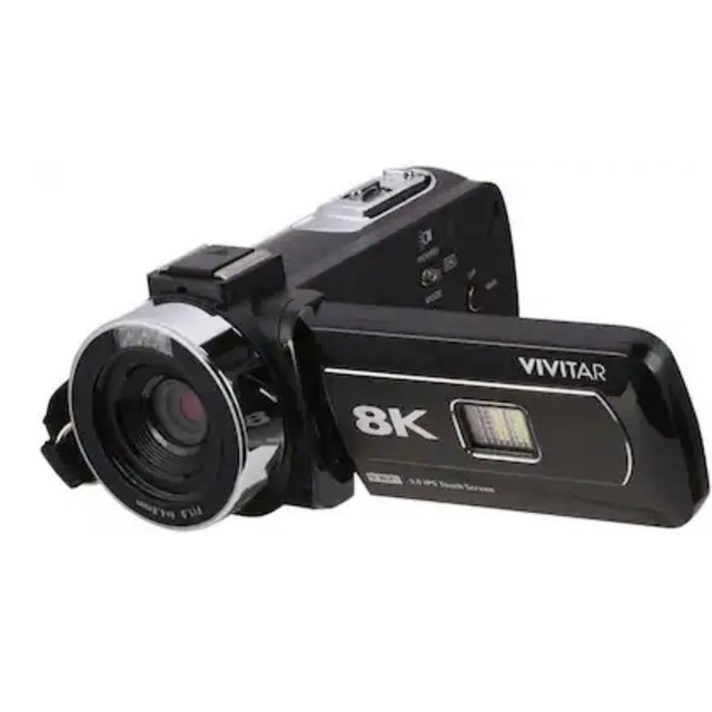 Vivitar - 8K Digital Camcorder - Black
