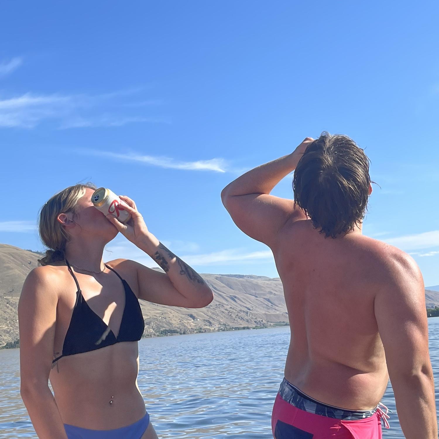 Our favorite boat activity!