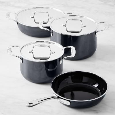 All-Clad Fusiontec 7-Piece Set, Onyx Black