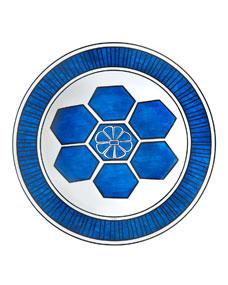 Hermès Bleus D'Ailleurs Deep Round Platter