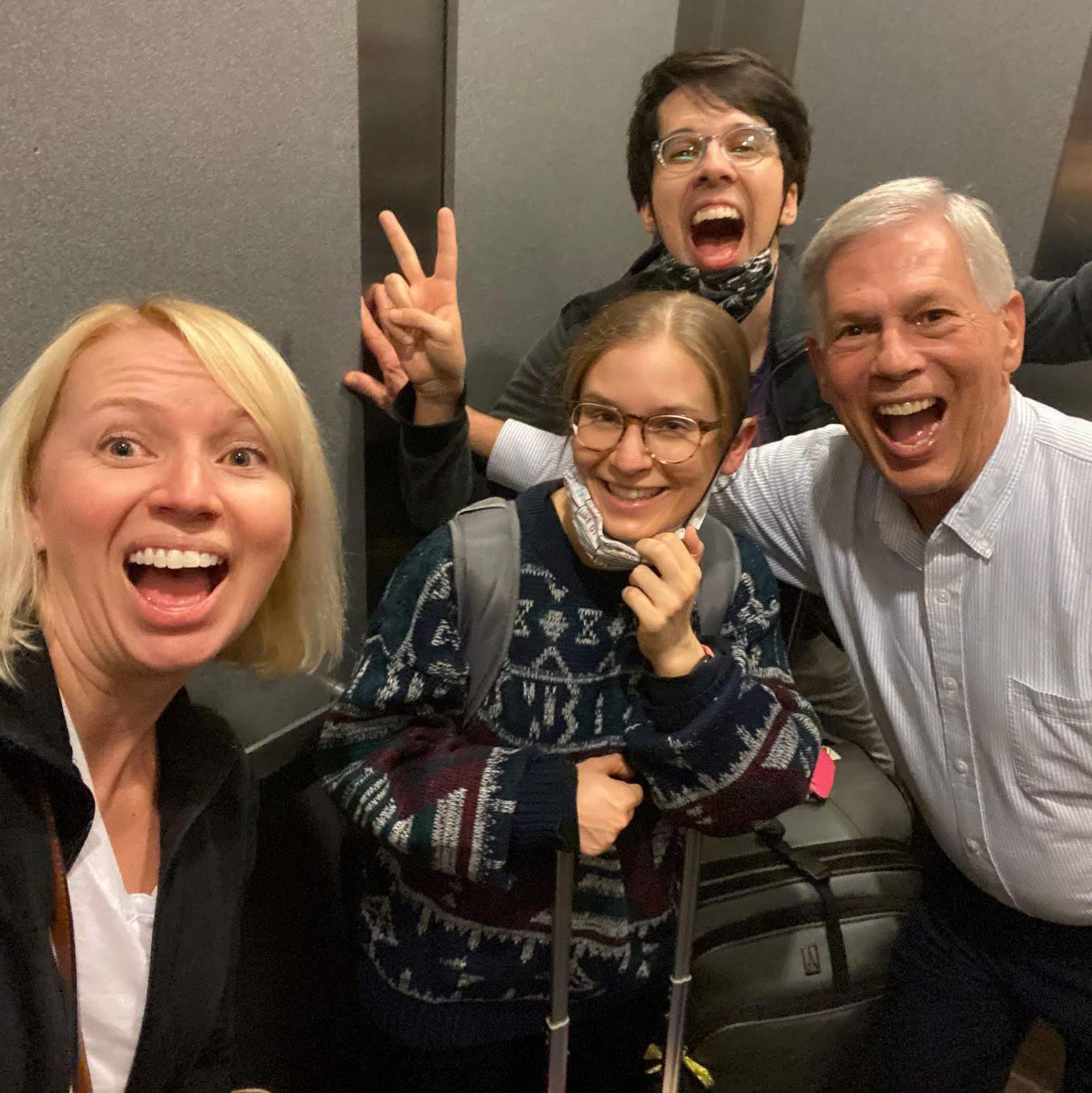 Arriving in Michigan for Soop family reunion, July 2021