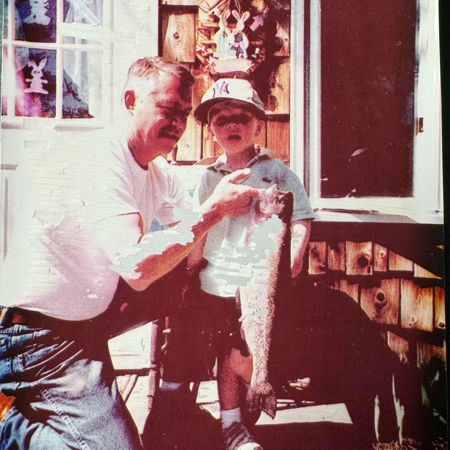 Lyle and Papa caught such a big fish they were in the paper! Lyle didn't tell the reporter where their secret fishing spot was when they asked