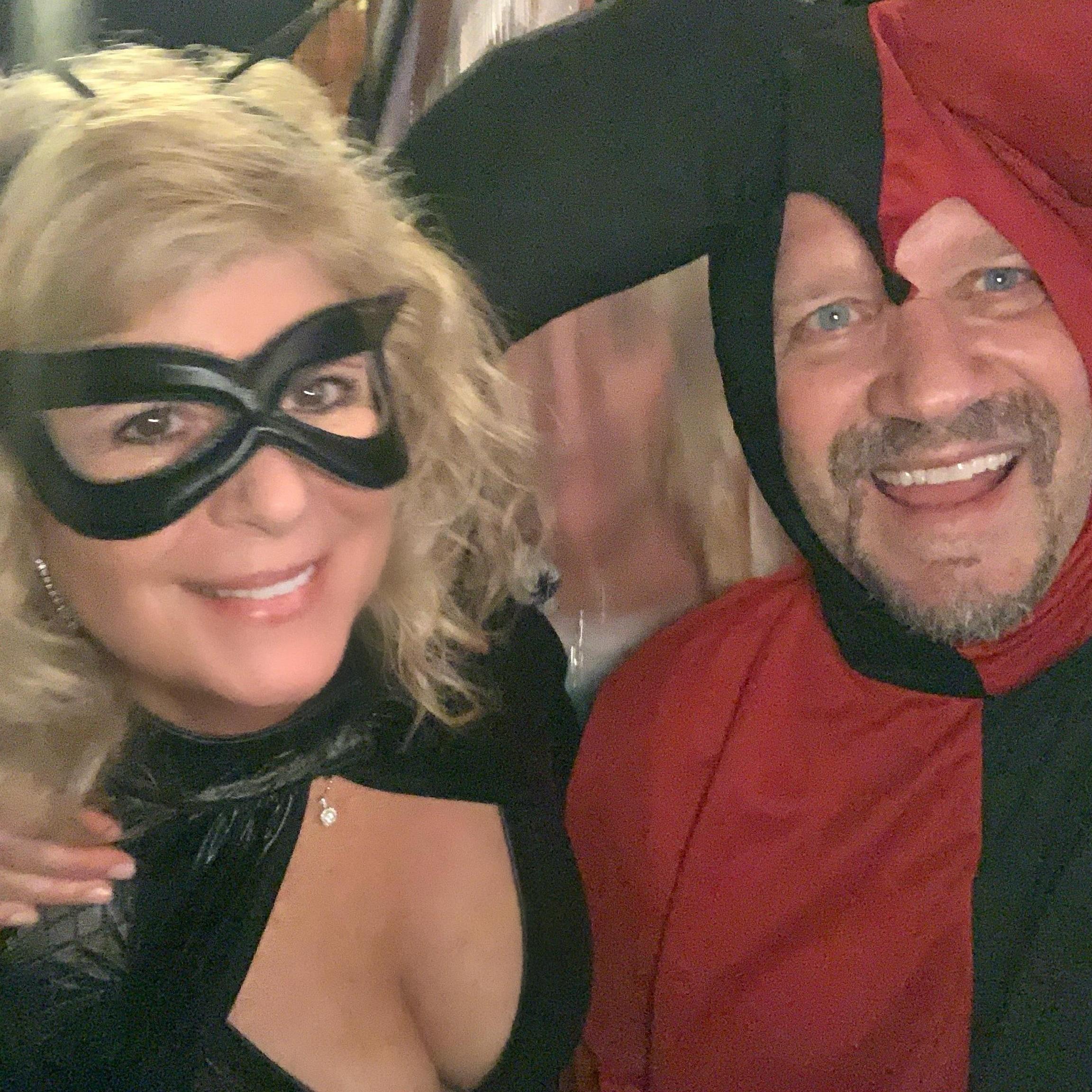 First time celebrating Halloween together, we made the best of it in Newport Beach California. Meow!