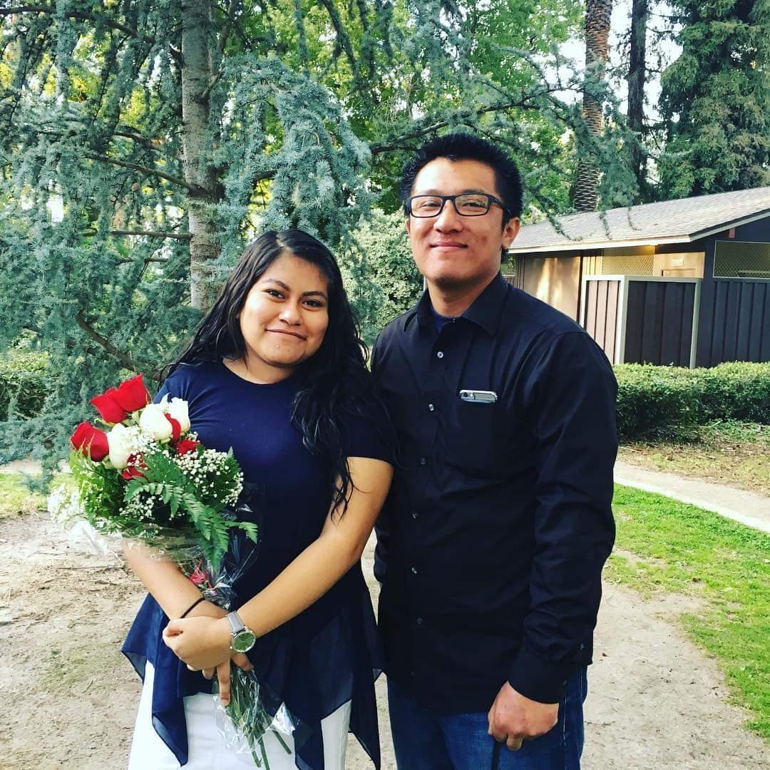 A few minutes after the proposal.