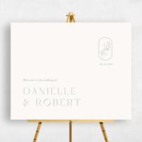 Green Wedding Sign - Copan Landscape