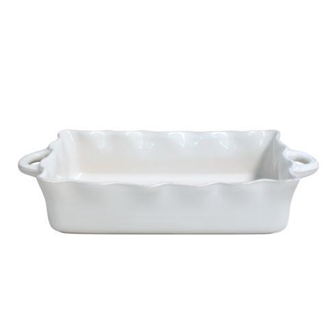Cook & Host Rect. Baker 17", White by Casafina
