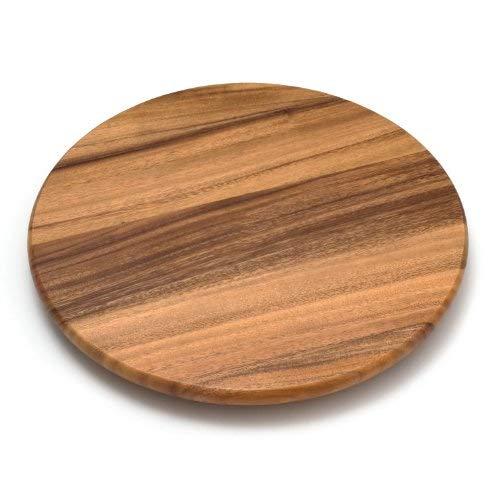 Lipper International 1116 Acacia Wood 16" Lazy Susan Kitchen Turntable