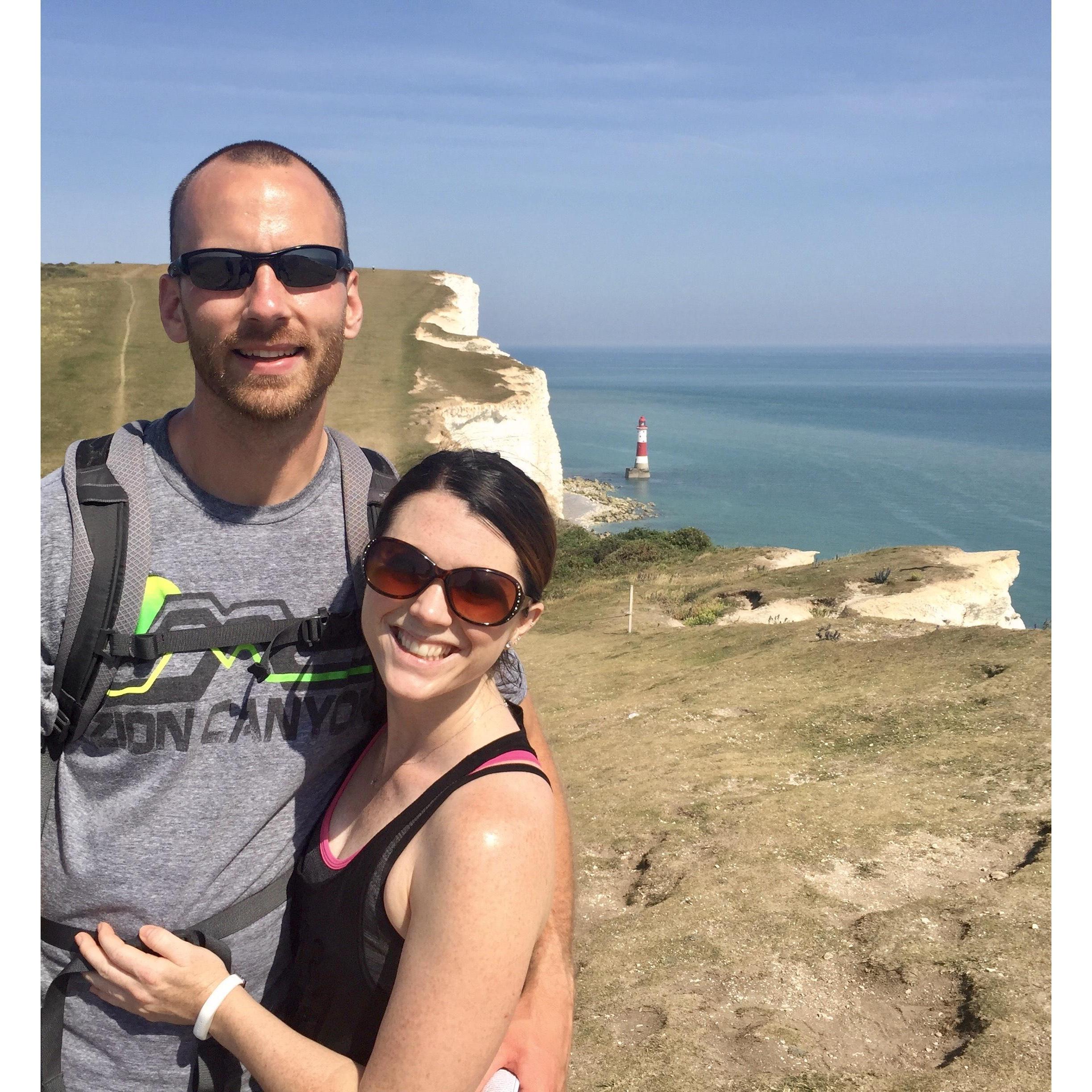 This photo is from when we traveled to England in 2017! The Seven Sister Cliffs in Sussex, England were spectacular!