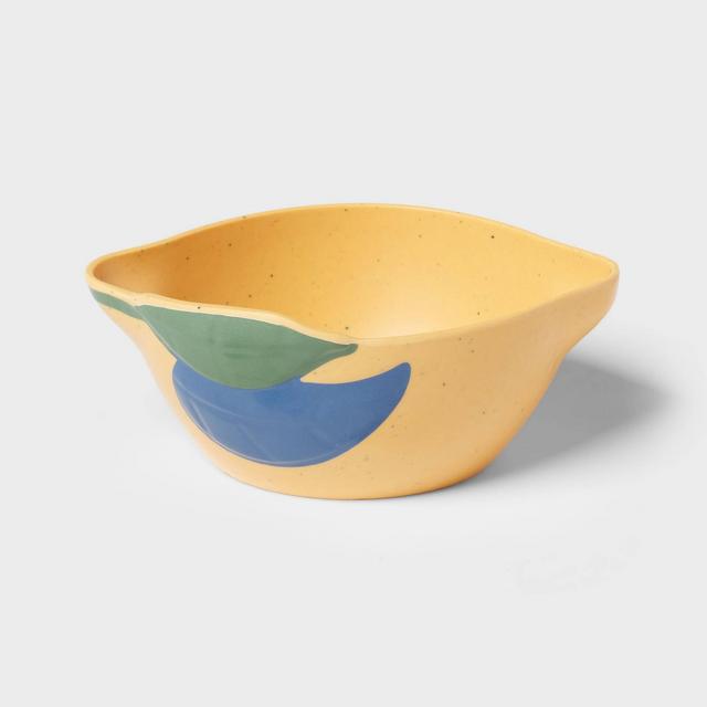 25oz Bamboo and Melamine Figural Lemon Snack Bowl - Threshold™