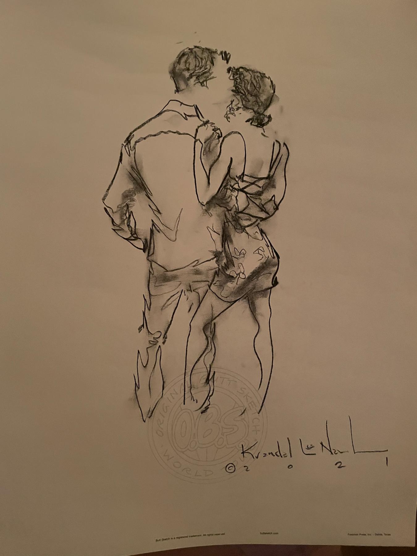 Butt sketch from Scott and Shelby’s wedding, July 2021 🥰