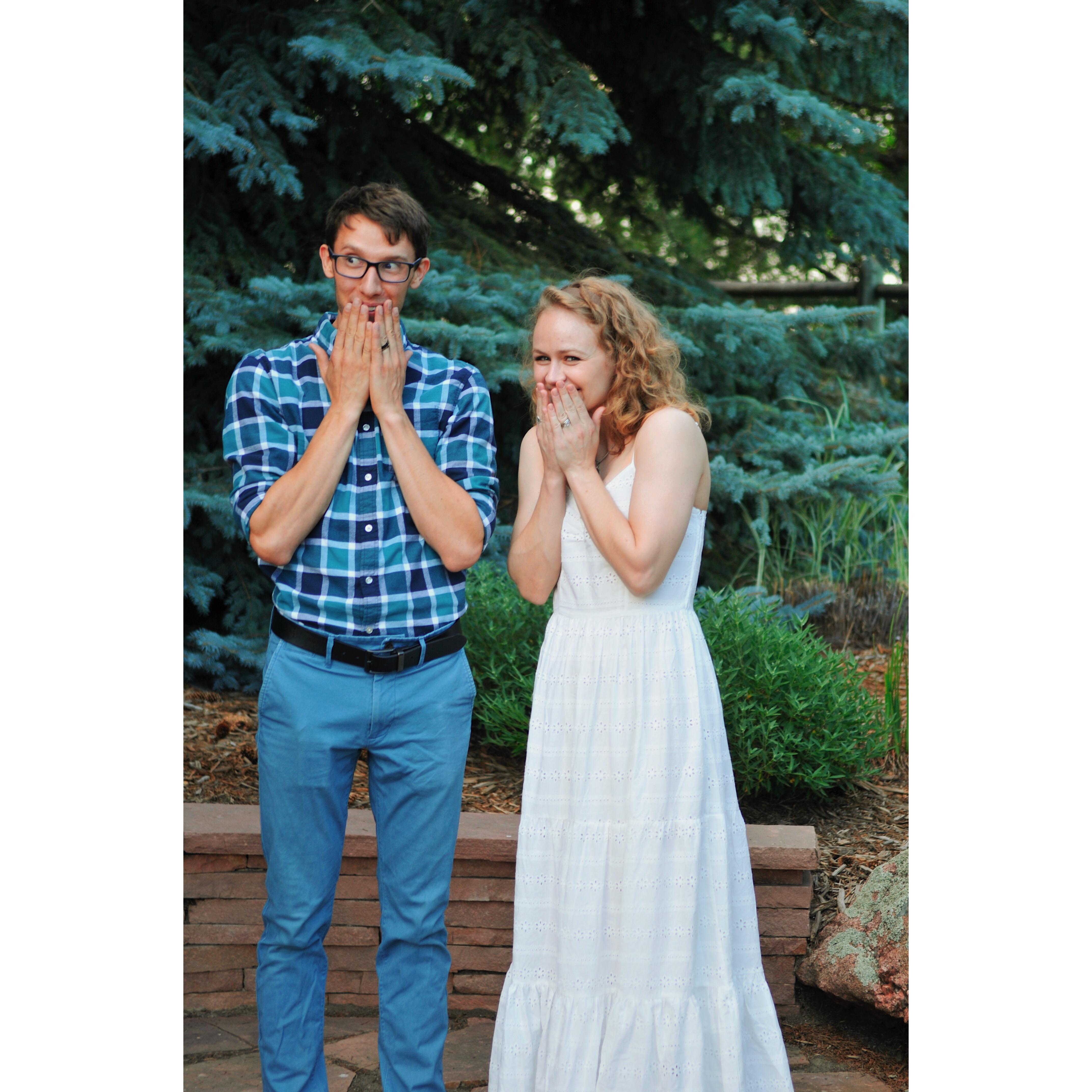 Married July 9th, 2020.
PC @haileybergstromphotography.
