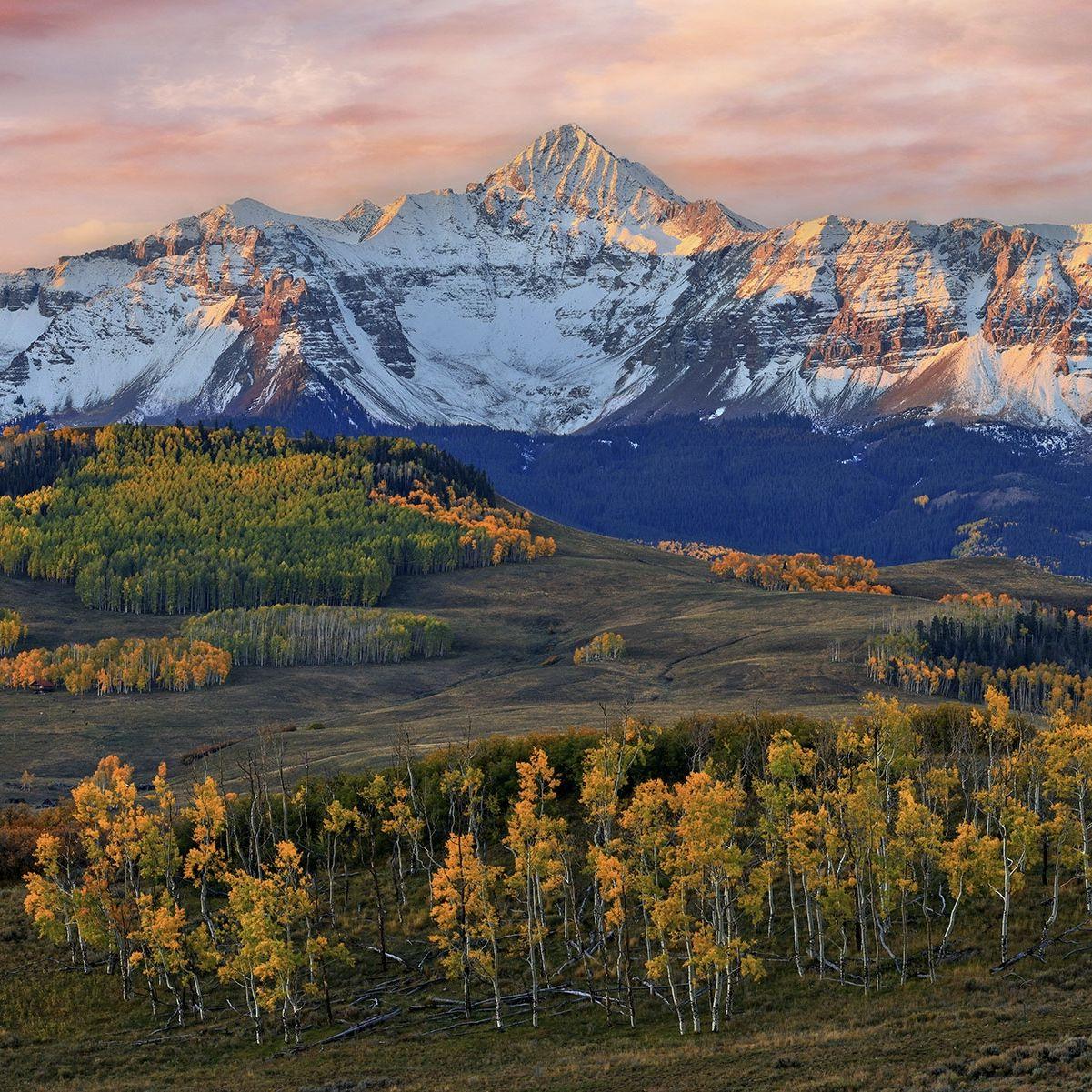 The beautiful San Juans at sunset