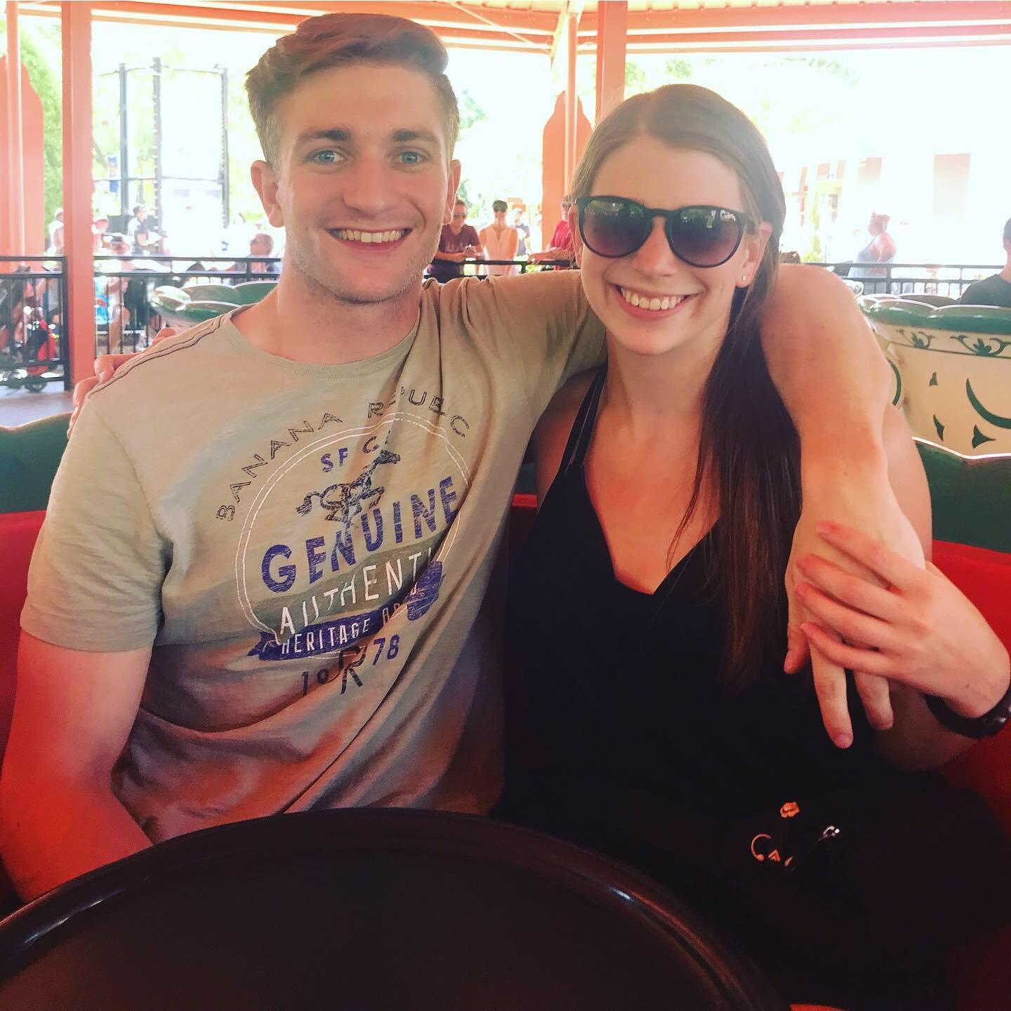 The tea cups at Busch Gardens, definitely our cup of tea