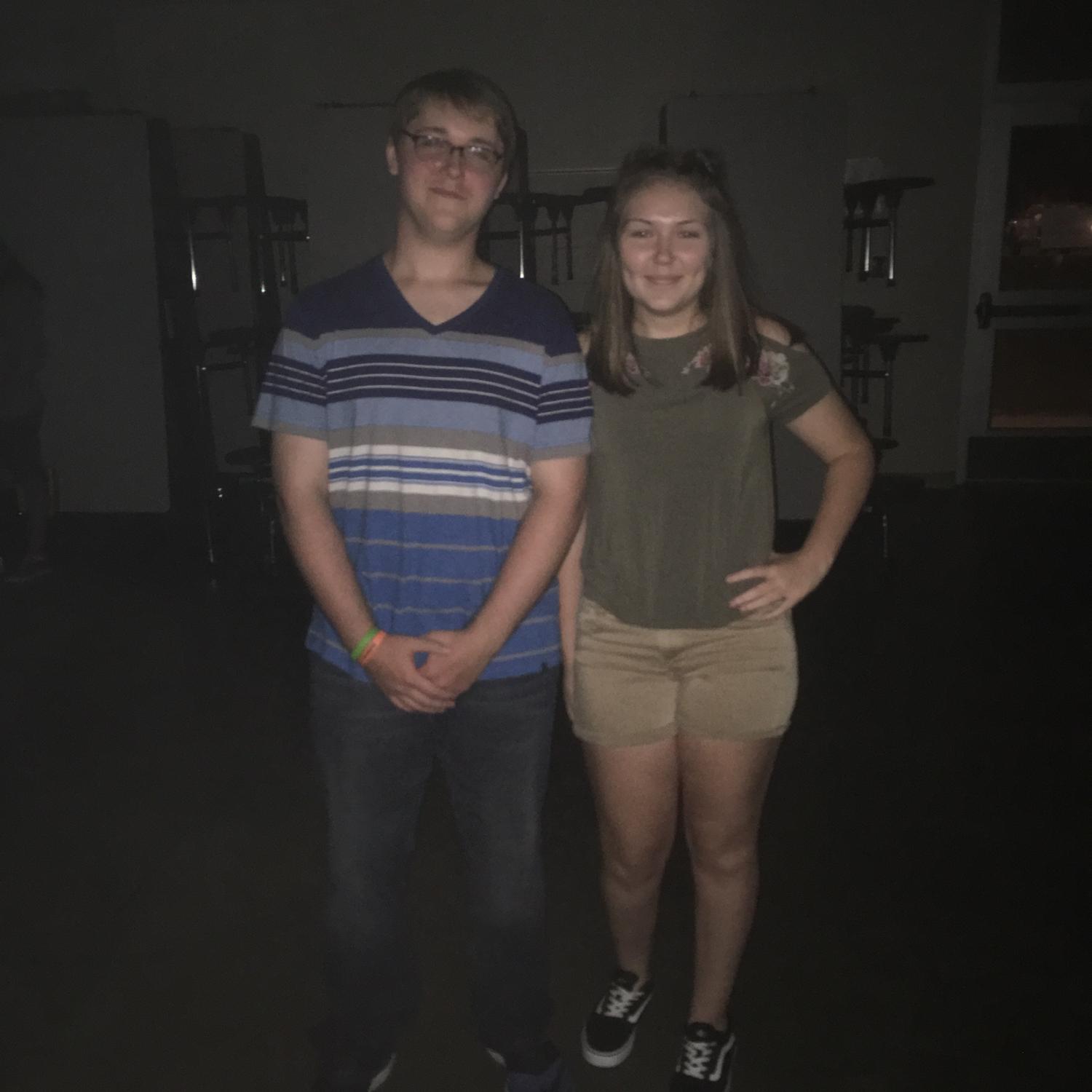 On the first day of school, Evan asked Ari to the first school dance of the year, "The Drop," Here he is trying to teach her a dance! At school the next Monday, they made it official! 8.18.17.