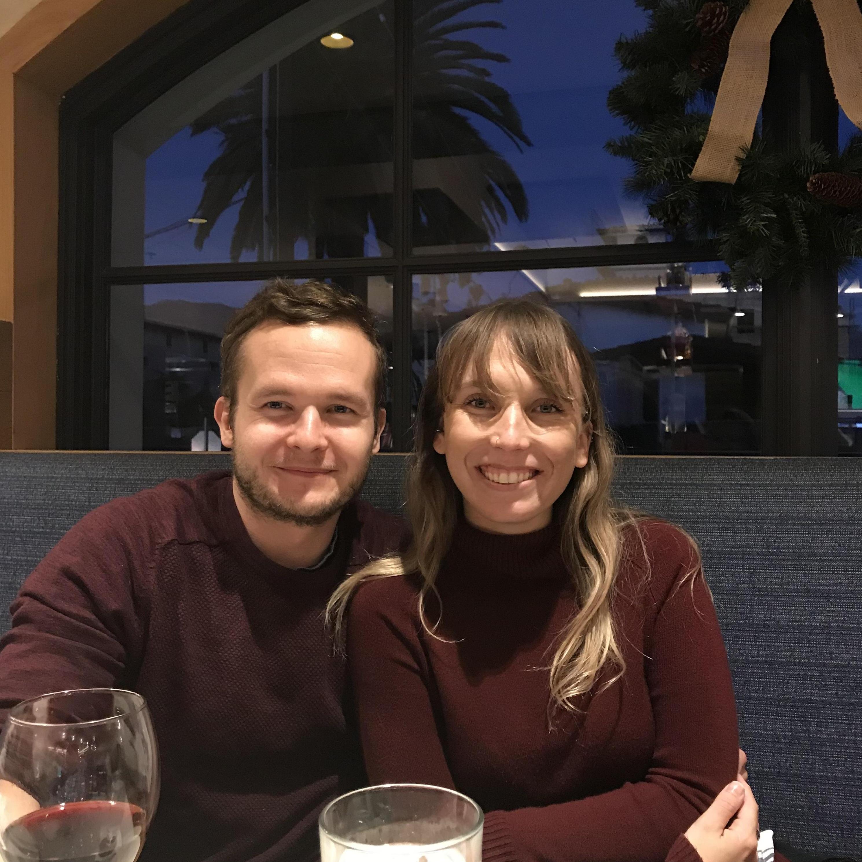 Dinner with Kay in Santa Barbara