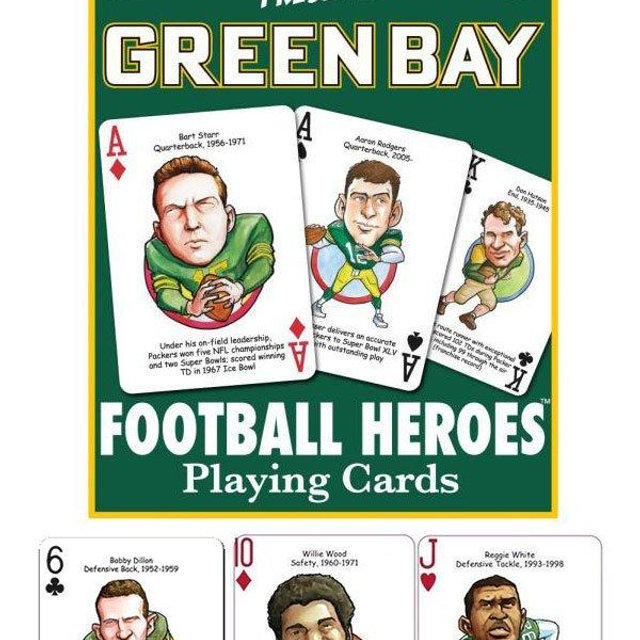 CHANNEL CRAFT Green Bay Packers Herodeck Playing Cards