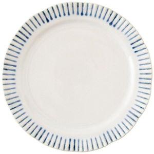 Juliska Plates Sitio Stripe Indigo Dessert/Salad Plate (Salad)