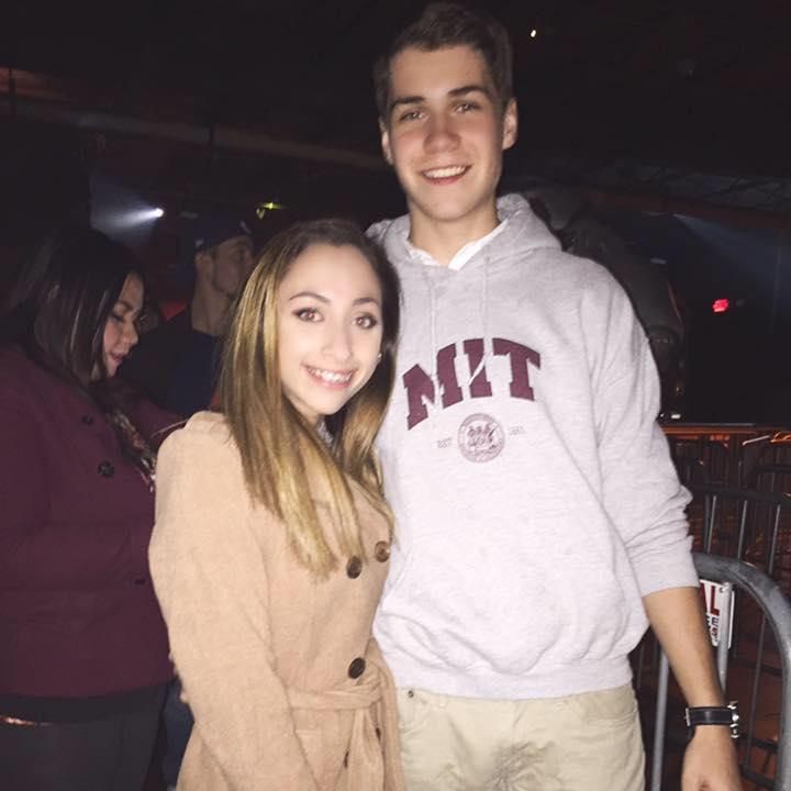 Our first photo together, at 16.