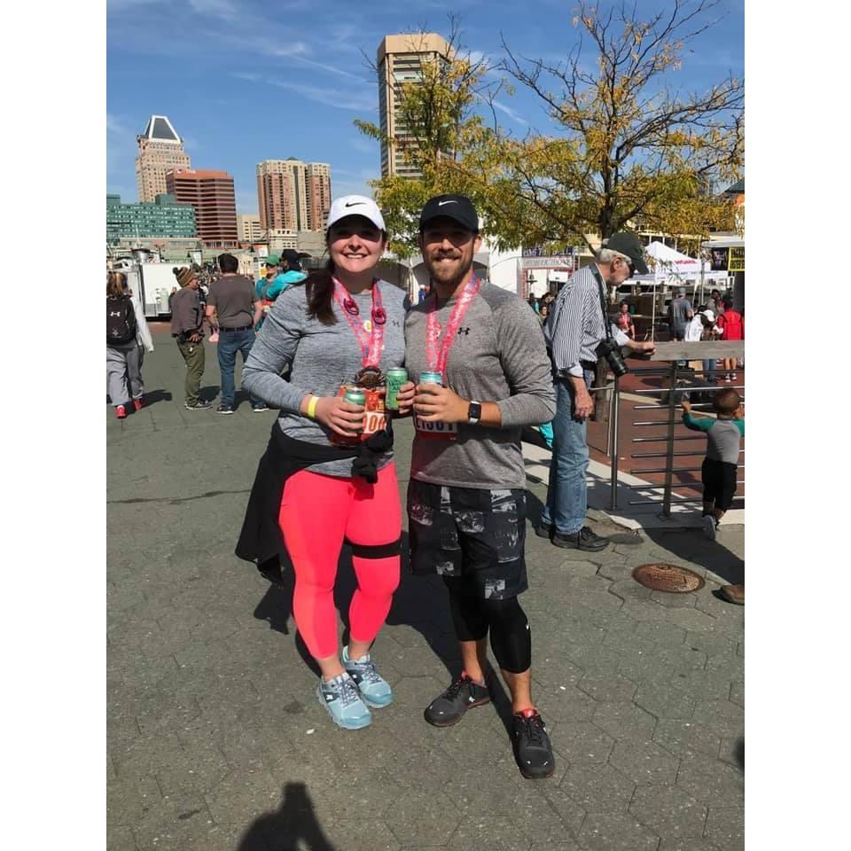 Im still not sure how he got me to run a half marathon but we did it and it was awesome!