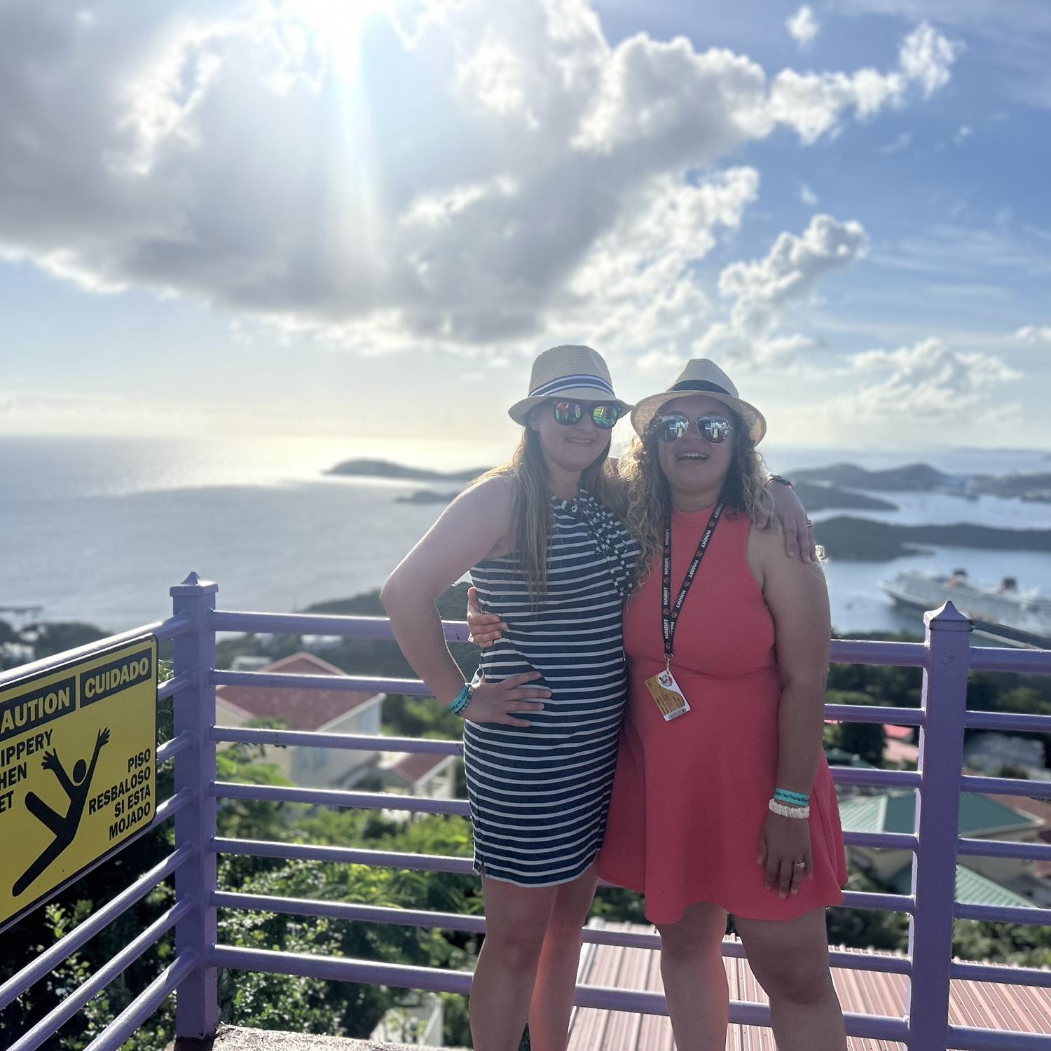 What a beautiful view visiting St. Thomas!