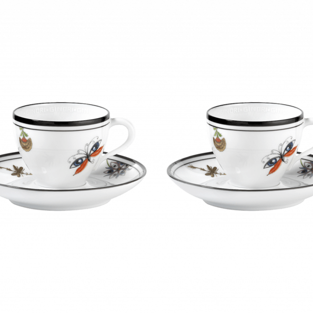 Espresso cups & saucers Arcadia - Set of two