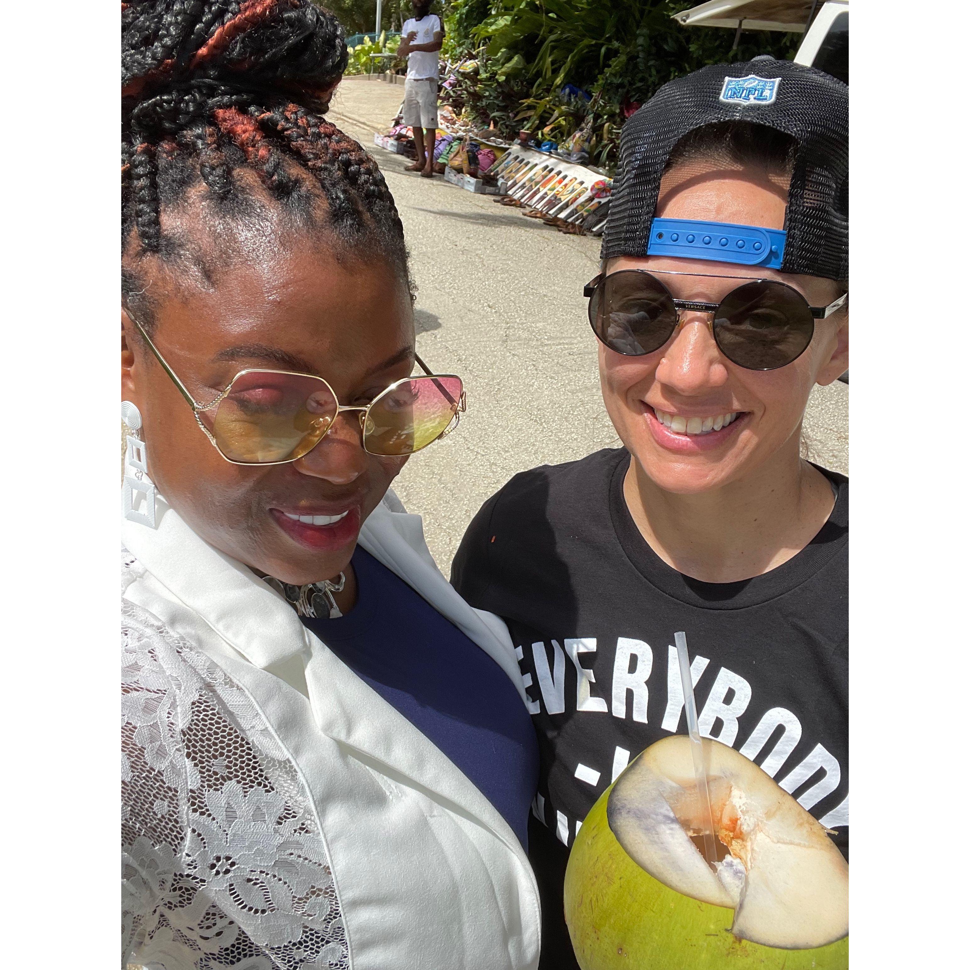 Our first trip as a couple to Barbados to celebrate my birthday!
