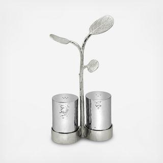 Botanical Leaf Salt & Pepper Shaker