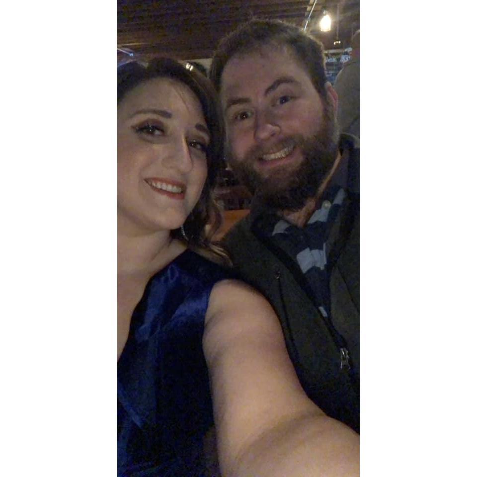 At the rehearsal dinner for maid of honor's wedding