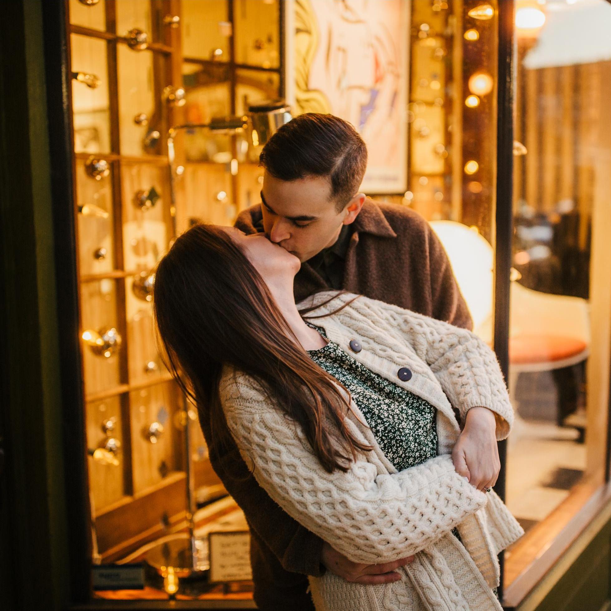 Engagement photo shoot in Hampden
