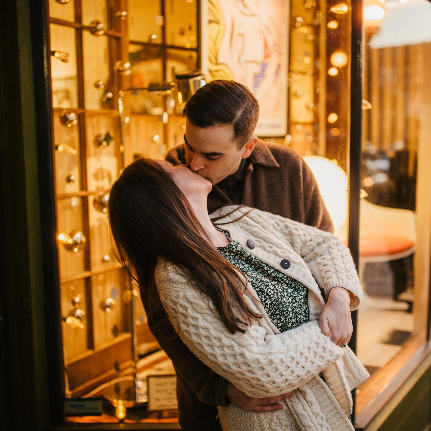 Engagement photo shoot in Hampden