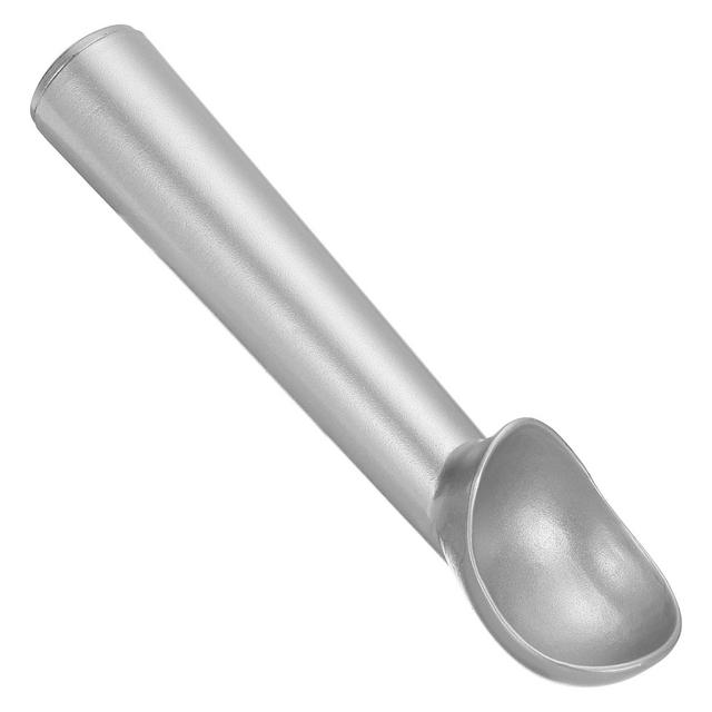 Unique Bargains Aluminum Alloy Nonstick Anti-Freeze One Piece Baking Ice Cream Scoop Silver