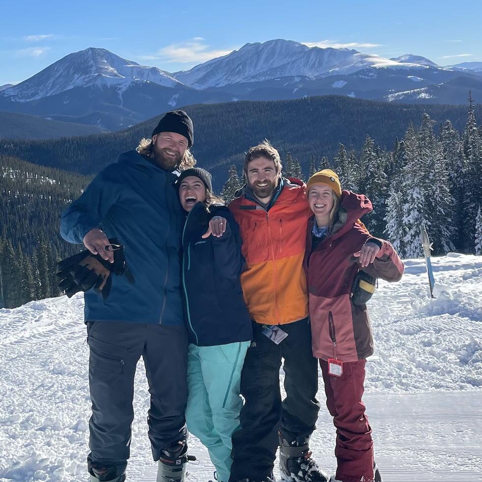 Let the celebrations begin! Fun day shredding the slopes and celebrating at Keystone