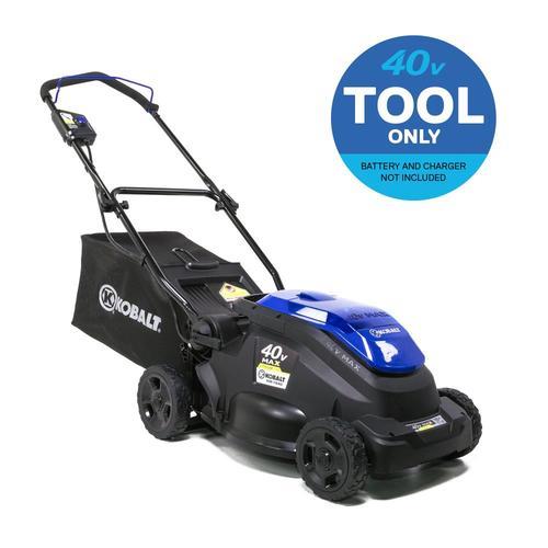 Kobalt 40-volt Max Lithium Ion Push 16-in Cordless Electric Lawn Mower at Lowes.com