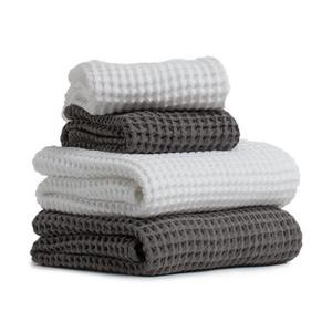 Waffle Towels Set (White)