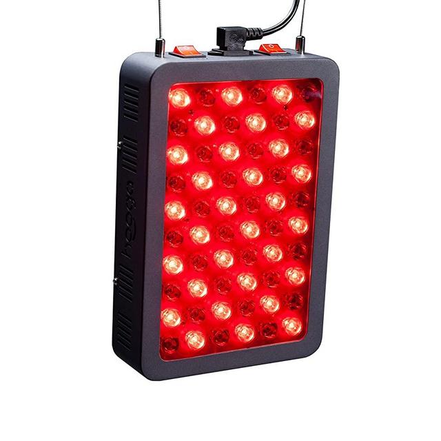 Hooga Red Light Therapy Device, Red Near Infrared 660nm 850nm, 60 Clinical Grade LEDs, High Power Output Panel. Hanging Kit. Improve Sleep, Pain Relief, Skin Health, Anti-Aging, Energy, Recovery.
